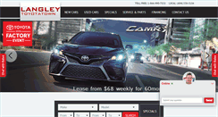 Desktop Screenshot of langleytoyota.com
